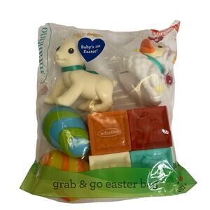 Infantino Baby's First Easter Grab and Go Bag Play Set Toys